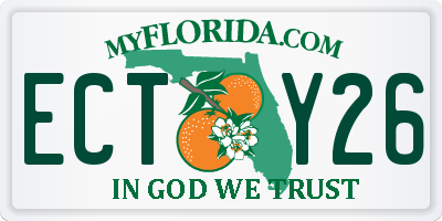 FL license plate ECTY26