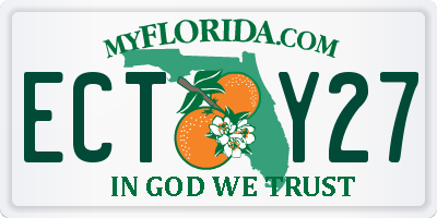 FL license plate ECTY27