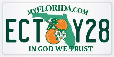 FL license plate ECTY28