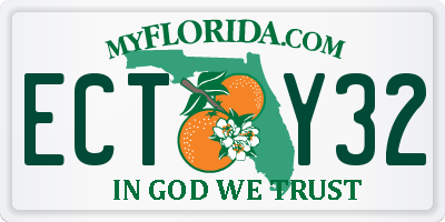 FL license plate ECTY32
