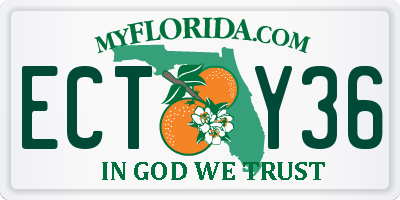 FL license plate ECTY36