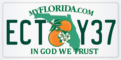 FL license plate ECTY37