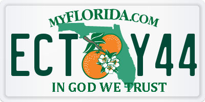 FL license plate ECTY44