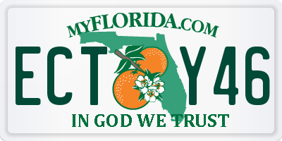 FL license plate ECTY46