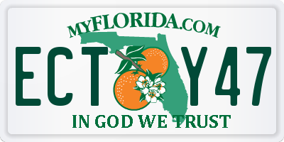 FL license plate ECTY47