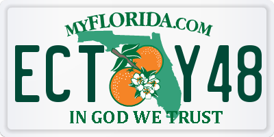 FL license plate ECTY48