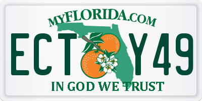 FL license plate ECTY49