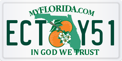 FL license plate ECTY51