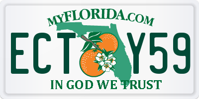 FL license plate ECTY59