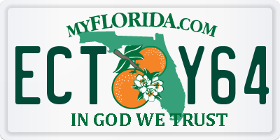 FL license plate ECTY64
