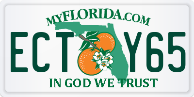 FL license plate ECTY65