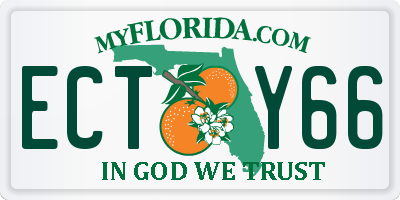 FL license plate ECTY66