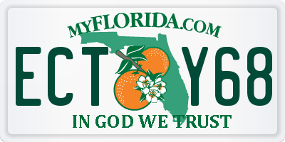 FL license plate ECTY68