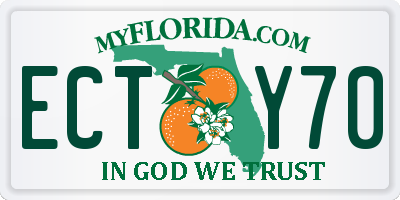 FL license plate ECTY70