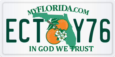 FL license plate ECTY76