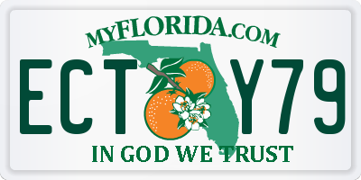 FL license plate ECTY79