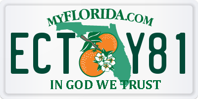 FL license plate ECTY81