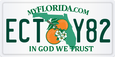 FL license plate ECTY82