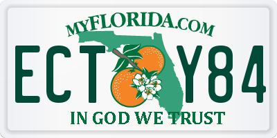 FL license plate ECTY84