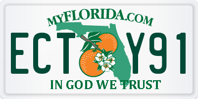 FL license plate ECTY91