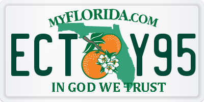FL license plate ECTY95