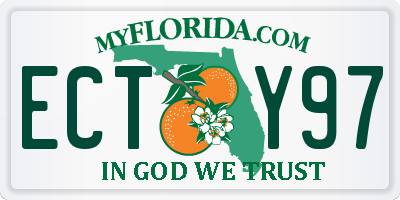 FL license plate ECTY97