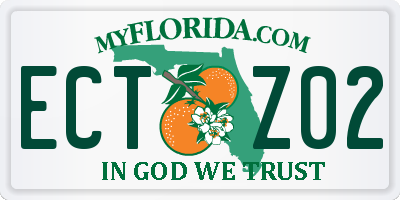 FL license plate ECTZ02