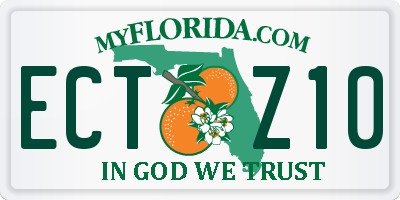FL license plate ECTZ10