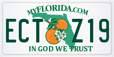 FL license plate ECTZ19