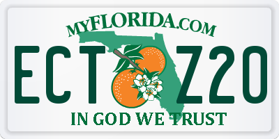 FL license plate ECTZ20