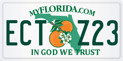 FL license plate ECTZ23