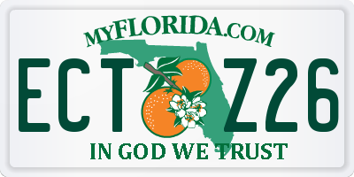 FL license plate ECTZ26