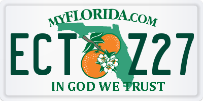 FL license plate ECTZ27