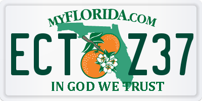 FL license plate ECTZ37