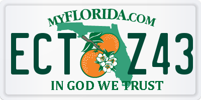 FL license plate ECTZ43