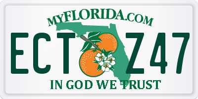 FL license plate ECTZ47