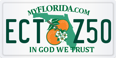 FL license plate ECTZ50