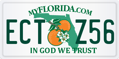 FL license plate ECTZ56