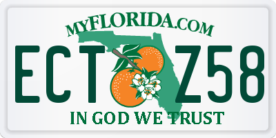 FL license plate ECTZ58
