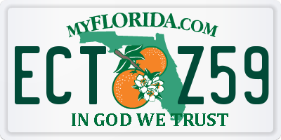 FL license plate ECTZ59