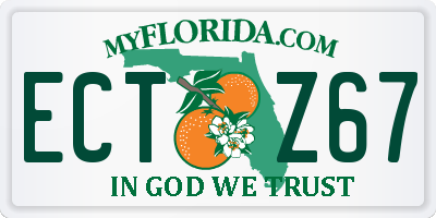 FL license plate ECTZ67