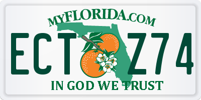 FL license plate ECTZ74