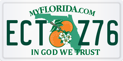 FL license plate ECTZ76