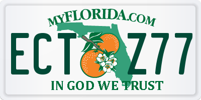 FL license plate ECTZ77