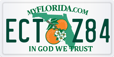 FL license plate ECTZ84
