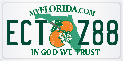 FL license plate ECTZ88