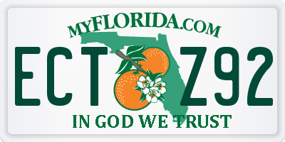 FL license plate ECTZ92