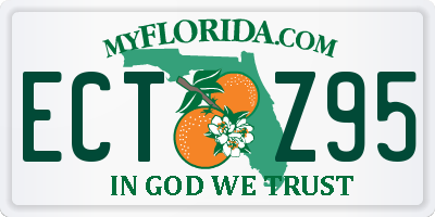 FL license plate ECTZ95