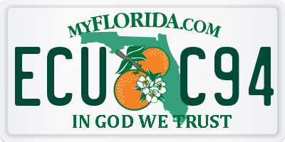 FL license plate ECUC94