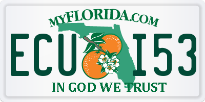 FL license plate ECUI53